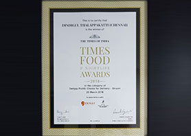 Best Delivery in Chennai by Times Food Awards