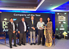 Zee Business Dare to Dream award for food industry given to DT